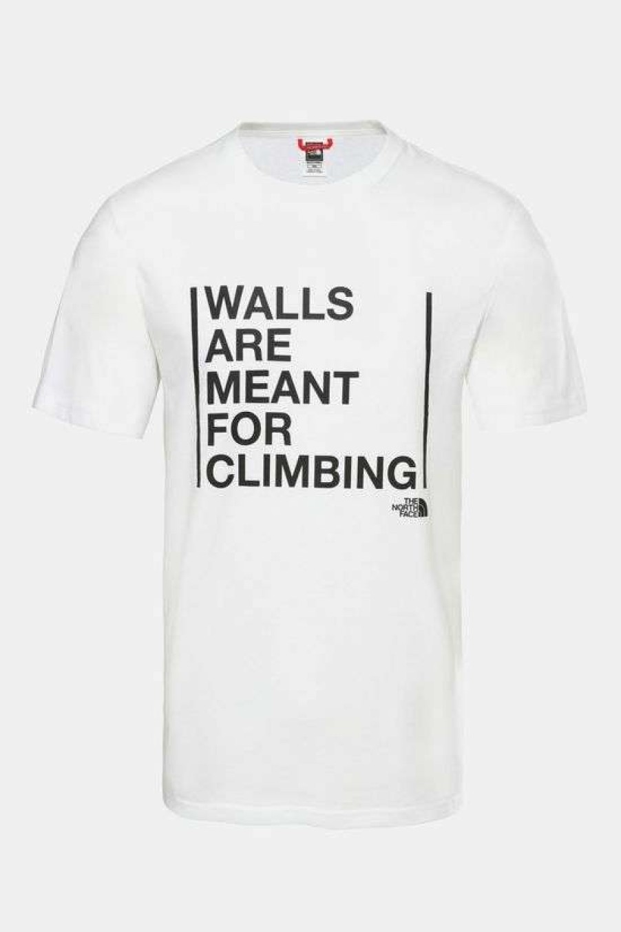 Mens * | Free Delivery The North Face Mens Walls Are For Climbing Tee