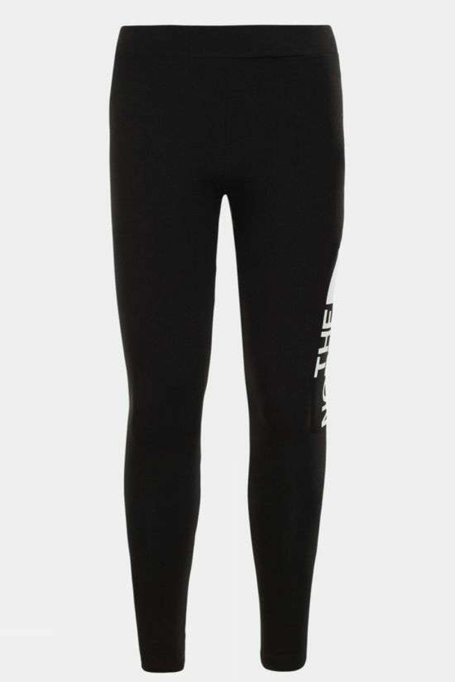 Childrens * | Free Delivery The North Face Youth Cotton Blend Big Logo Leggings 14+