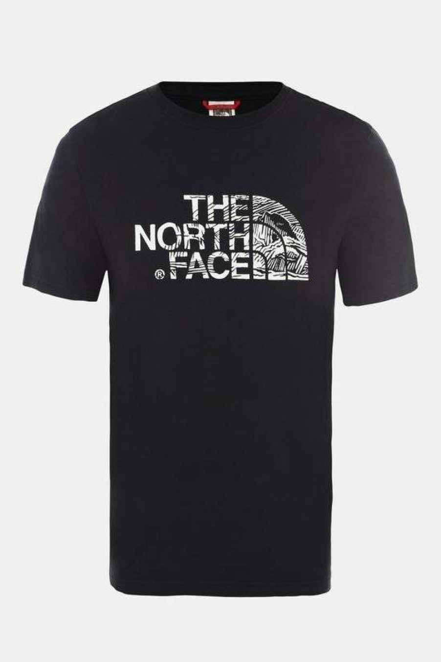 Mens * | Online The North Face Mens Woodcut Dome Tee