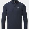 Mens * | Online The North Face Mens Cornice Ii Quarter Zip Fleece