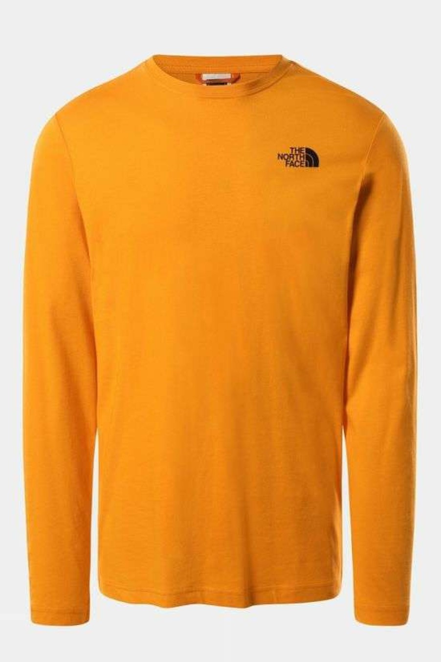 Mens * | Free Delivery The North Face Mens Long Sleeve Red Box Tee