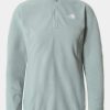 Womens * | Cheap The North Face Womens 100 Glacier Quarter Zip Fleece