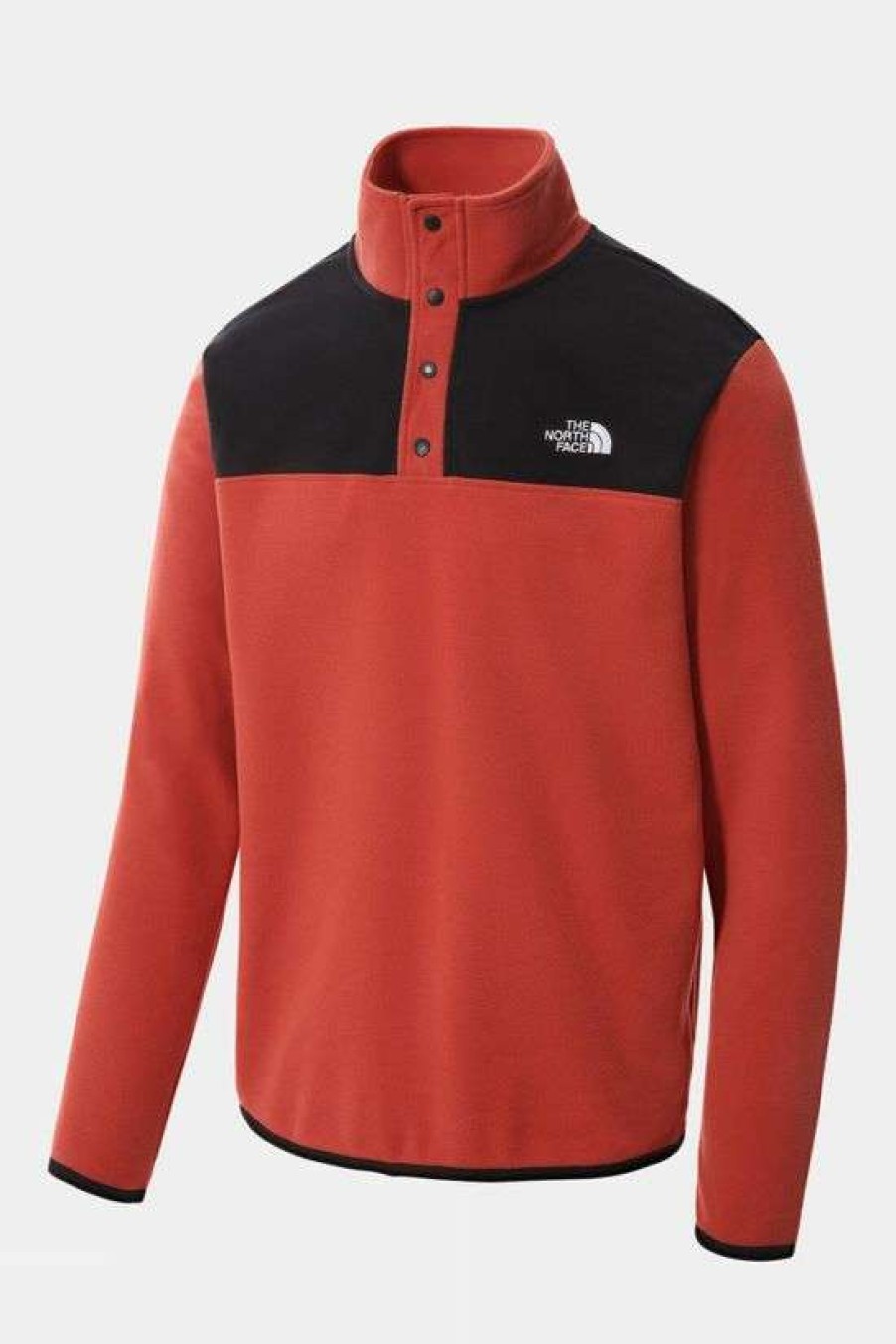 Mens * | Free Delivery The North Face Mens Tka Glacier Snap-Neck Fleece