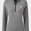 Womens * | Clearance The North Face Womens Cornice Ii Quarter Zip Fleece