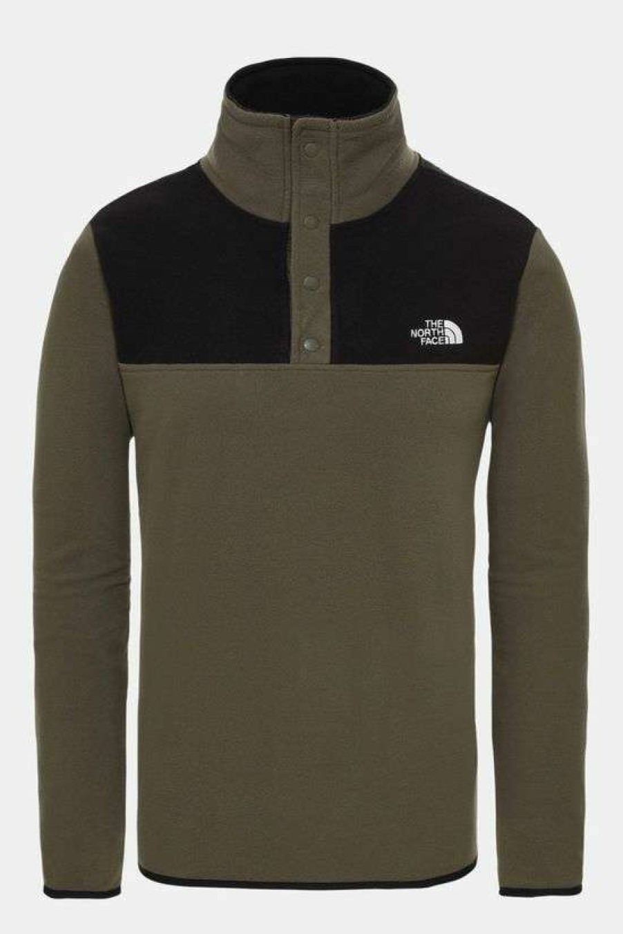 Mens * | Outlet The North Face Mens Tka Glacier Snap-Neck Fleece