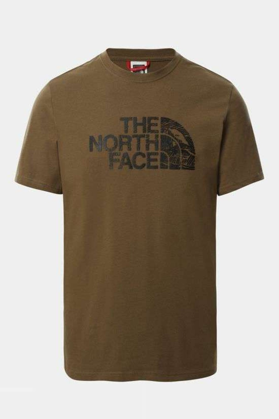 Mens * | Sale The North Face Mens Woodcut Dome Tee