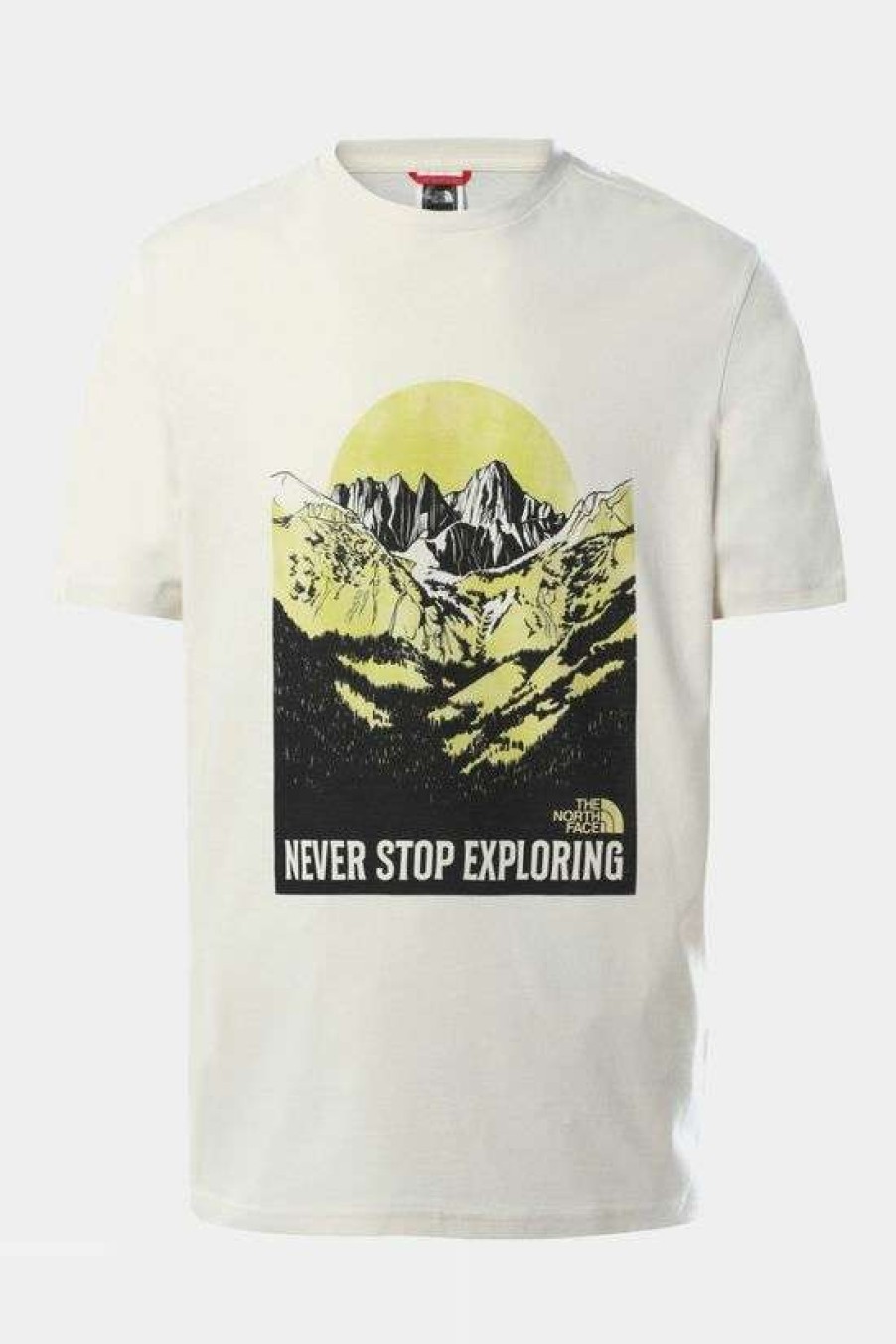 Mens * | Sale The North Face Mens Short Sleeve Graphic Flow 1 Tee