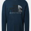 Mens * | Cheap The North Face Mens Graphic Flow 1 Long Sleeve Tee