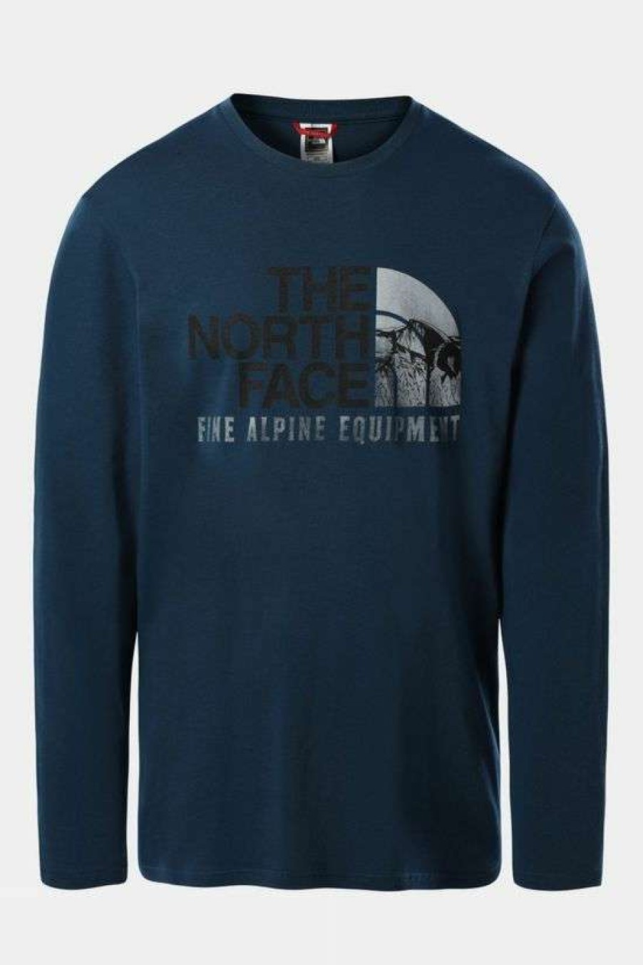 Mens * | Cheap The North Face Mens Graphic Flow 1 Long Sleeve Tee