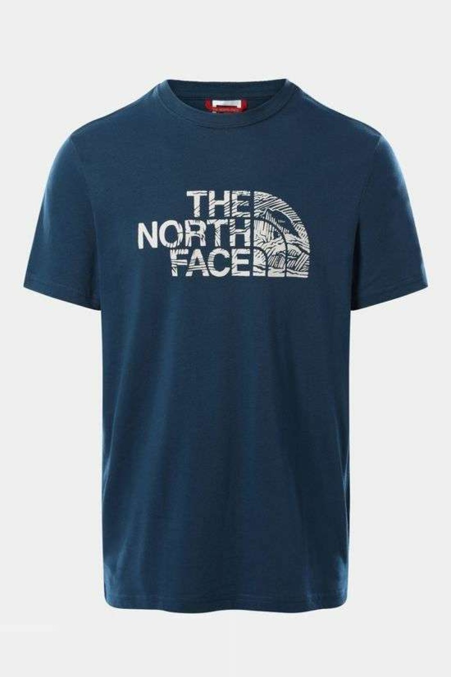 Mens * | Sale The North Face Mens Woodcut Dome Tee